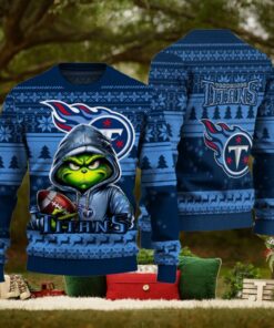 Tennessee Titans Christmas Grinch Knitted Sweater