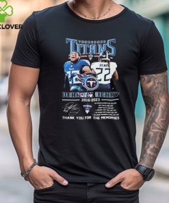 Tennessee Titans Derrick Henry 2016 2023 Thank You For The Memories Signatures Shirts