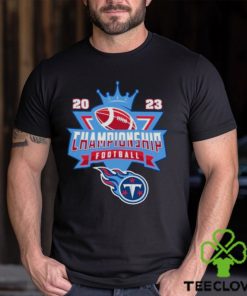 Tennessee Titans Football NFL 2023 Championship Crown Logo Shirt