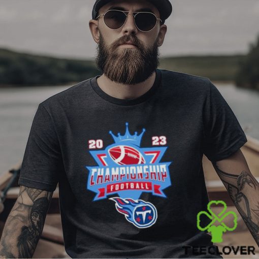 Tennessee Titans Football NFL 2023 Championship Crown Logo Shirt