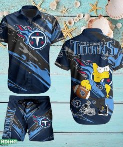 Tennessee Titans Football NFL Bart Simpson Hawaiian Shirt And Short For Best Fans Gift New Trending Beach Holiday