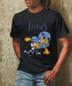 Tennessee Titans Garfield Cat Grumpy Football Player T Shirt