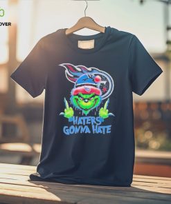 Tennessee Titans Grinch Middle Finger Haters Gonna Hate Logo Shirt