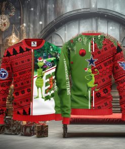 Tennessee Titans Grinch & Scooby Doo Christmas Ugly Sweater