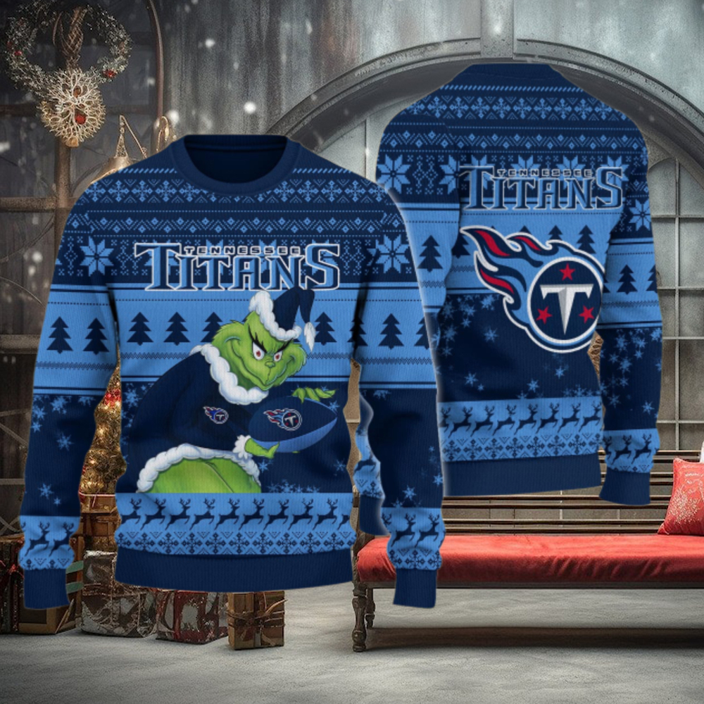 Tennessee Titans Grinch Ugly Christmas Sweater Tennessee Titans Grinch Ugly Christmas Sweater
