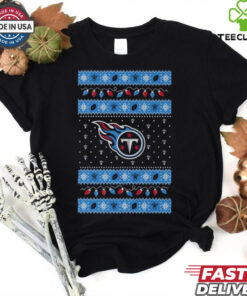 Tennessee Titans Holiday Lights Sweater T Shirt 3 Tennessee Titans Holiday Lights Sweater T Shirt