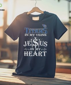 Tennessee Titans In My Vien Jesus In My Heart Logo Shirt