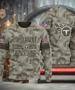 Tennessee Titans Logo NFL Camo New Style 3D Sweater Gift For Christmas