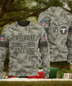 Tennessee Titans Logo NFL Camo New Style 3D Sweater Gift For Christmas