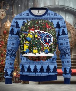 Tennessee Titans Minion Christmas Ugly Sweater