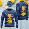 Chicago Bears NFL American Football Team Logo Cute Winnie The Pooh Bear 3D Ugly Christmas Sweater Shirt For Men And Women On Xmas Days