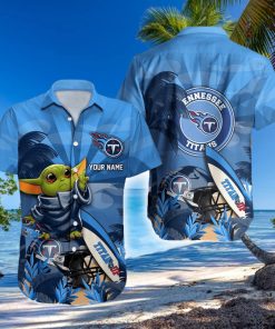 Nfl Tennessee Titans Baby Yoda Trendy Hawaiian Shirt Aloha Shirt - Trendy  Aloha