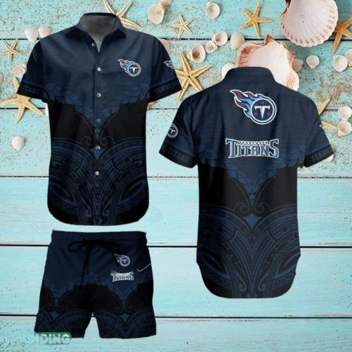Tennessee Titans NFL Football Short Hawaiian Shirt And Short For Men Women Gift Summer Beach Team Holiday