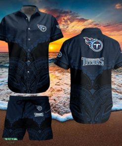 Tennessee Titans NFL Football Short Hawaiian Shirt And Short For Men Women Gift Summer Beach Team Holiday