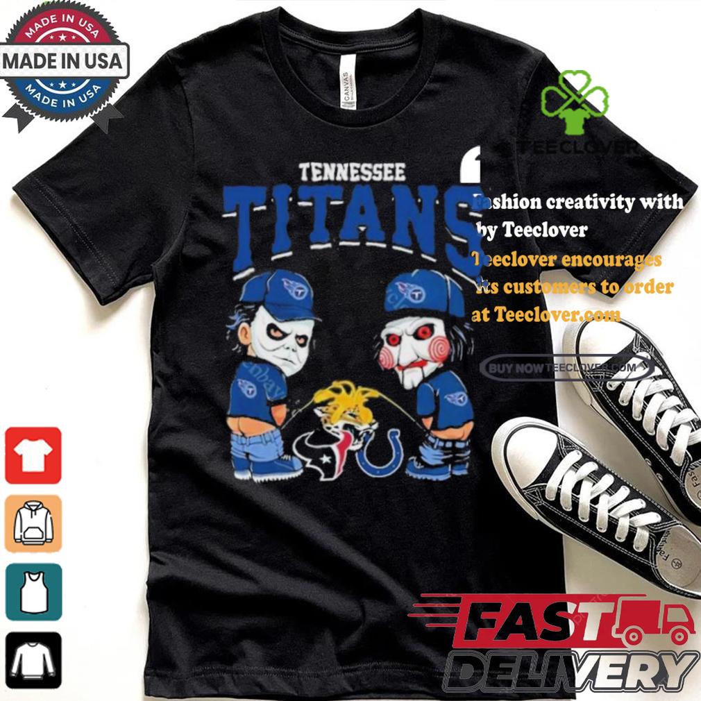 Tennessee Titans NFL Halloween Peeing Funny Shirt Tennessee Titans NFL Halloween Peeing Funny Shirt