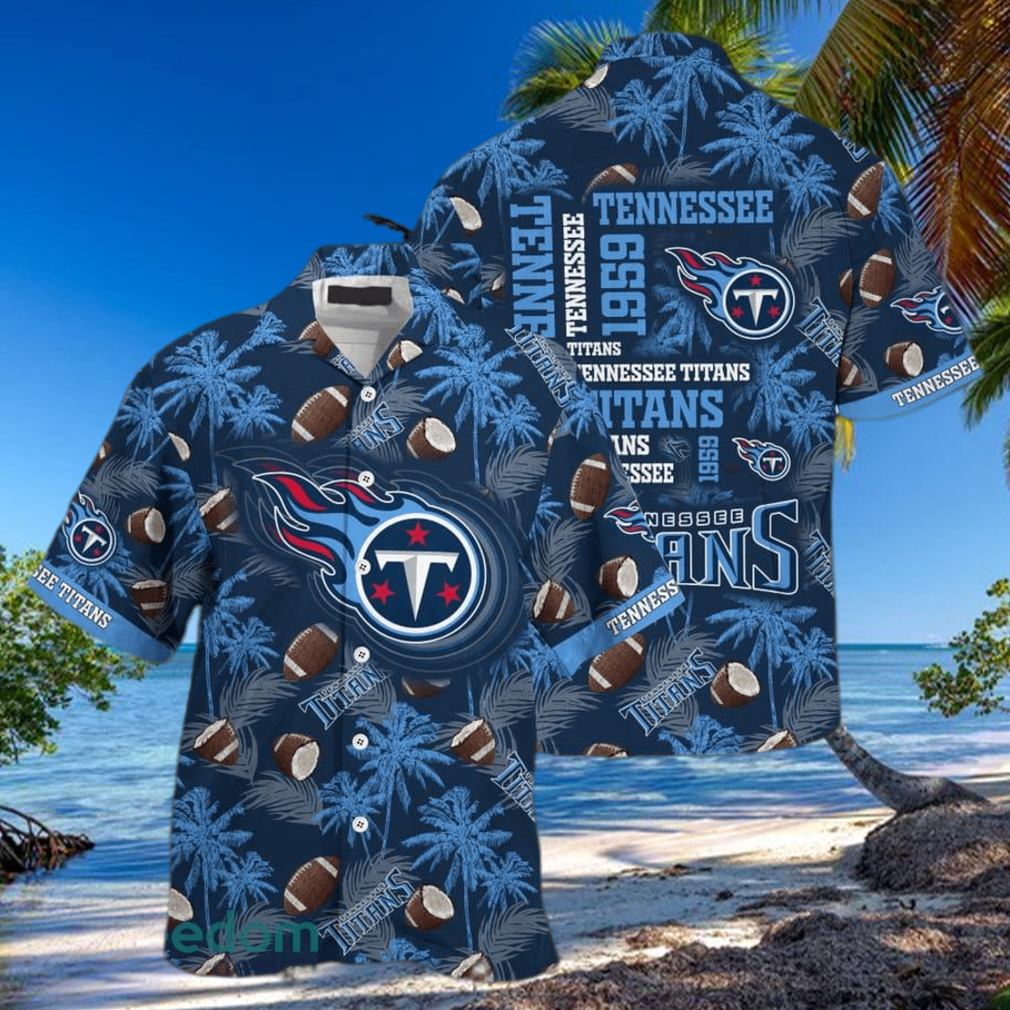 Tennessee Titans NFL Logo Combo Hawaiian Shirt And Short Summer For Men Women Tennessee Titans NFL Logo Combo Hawaiian Shirt And Short Summer For Men Women