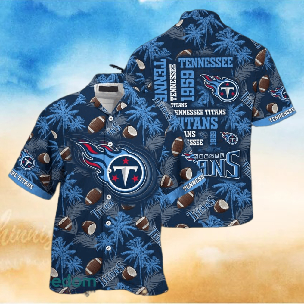 Tennessee Titans NFL Logo Combo Hawaiian Shirt And Short Summer For Men Women Tennessee Titans NFL Logo Combo Hawaiian Shirt And Short Summer For Men Women