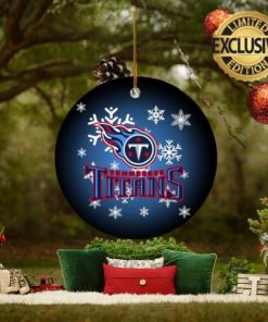 Tennessee Titans NFL Merry Xmas Custom Name Tree Decorations Ornament