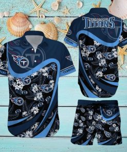 Tennessee Titans NFL SAS Tropical Pattern Island Summer Beach Team Hawaiian Shirt And Short For Mem Women Gift