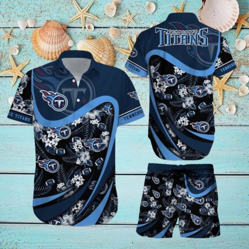 Tennessee Titans NFL SAS Tropical Pattern Island Summer Beach Team Hawaiian Shirt And Short For Mem Women Gift