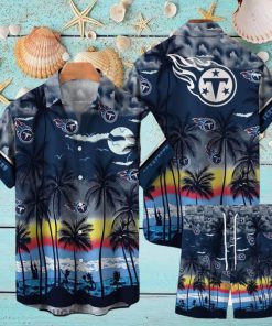 Tennessee Titans NFL SAS Tropical Pattern Summer Beach Team Hawaiian Shirt And Short For Men Women Gift