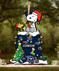 Tennessee Titans NFL Snoopy Ornament Personalized Christmas 2023 Holidays