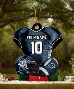 Tennessee Titans NFL Sport Ornament Custom Name And Number