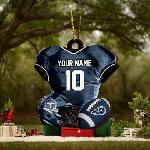 Tennessee Titans NFL Sport Ornament Custom Name And Number