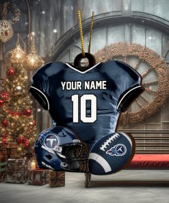 Tennessee Titans NFL Sport Ornament Custom Name And Number