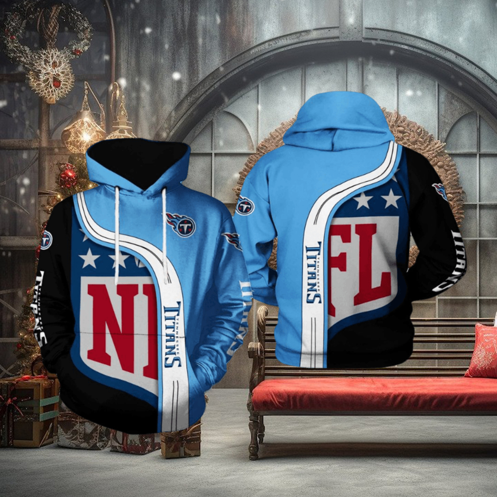 Tennessee Titans NFL Team 3D Printed Hoodie Ver 1 Tennessee Titans NFL Team 3D Printed Hoodie Ver 1
