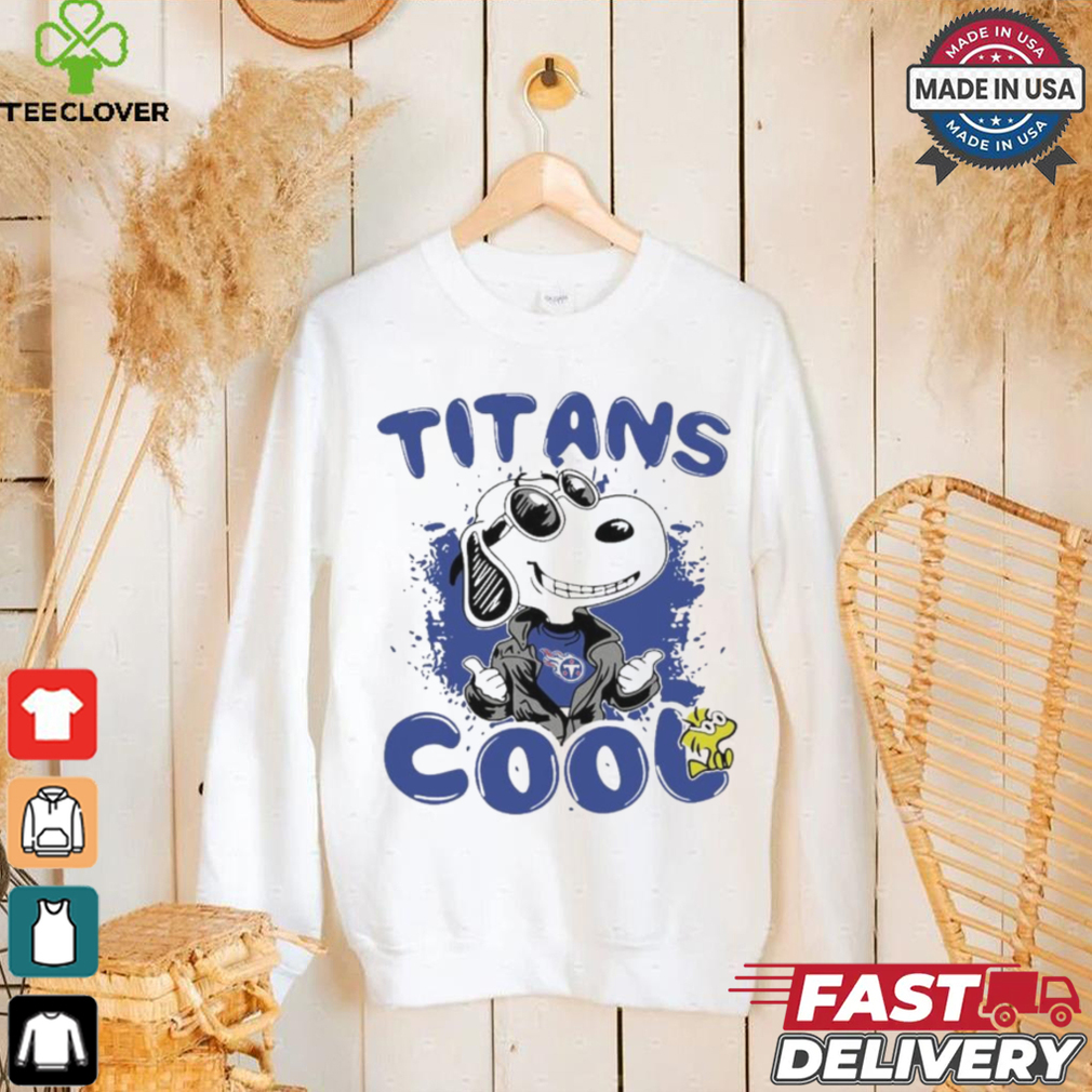 Tennessee Titans NFL Team Snoopy Joe Cool T Shirt Tennessee Titans NFL Team Snoopy Joe Cool T Shirt