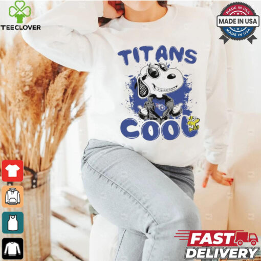 Tennessee Titans NFL Team Snoopy Joe Cool T Shirt