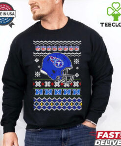Tennessee Titans NFL football Christmas helmet shirt