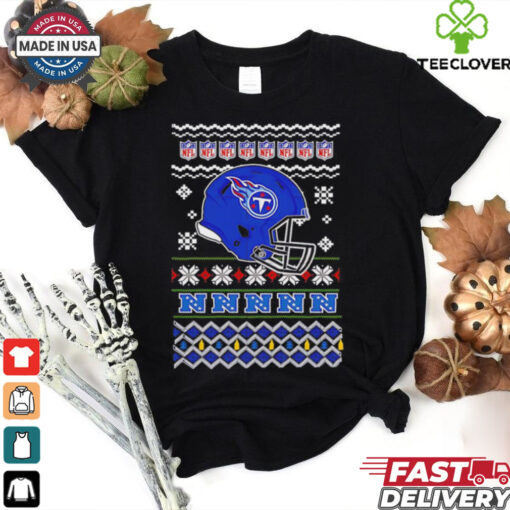 Tennessee Titans NFL football Christmas helmet shirt