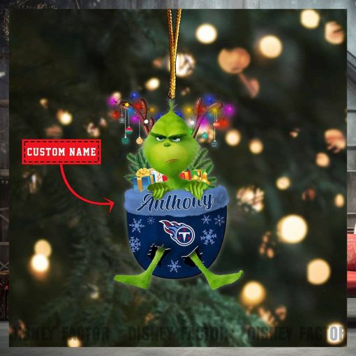 Tennessee Titans Ornaments, Grinch Christmas Ornament, Nfl Football Christmas