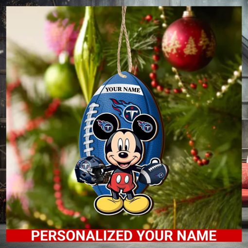 Tennessee Titans Personalized Your Name Mickey Mouse And NFL Team Ornament SP161023190ID03