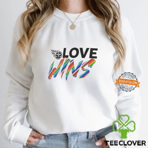 Tennessee Titans Pride Love Wins 2024 Shirt