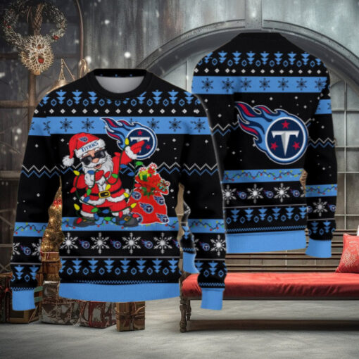 Tennessee Titans Santa Claus Ugly Christmas Sweater