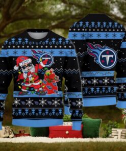 Tennessee Titans Santa Claus Ugly Christmas Sweater