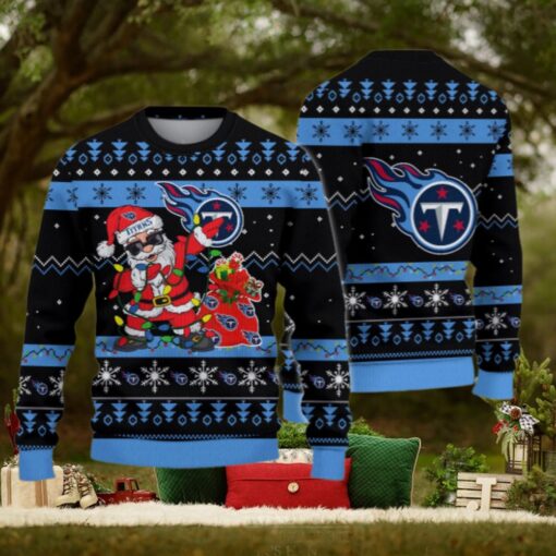 Tennessee Titans Santa Claus Ugly Christmas Sweater