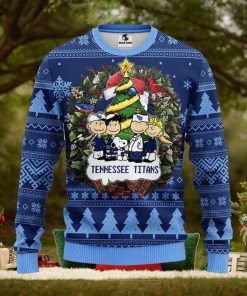 Tennessee Titans Snoopy Dog Christmas Ugly Sweater Christmas Gift Ideas For Fans