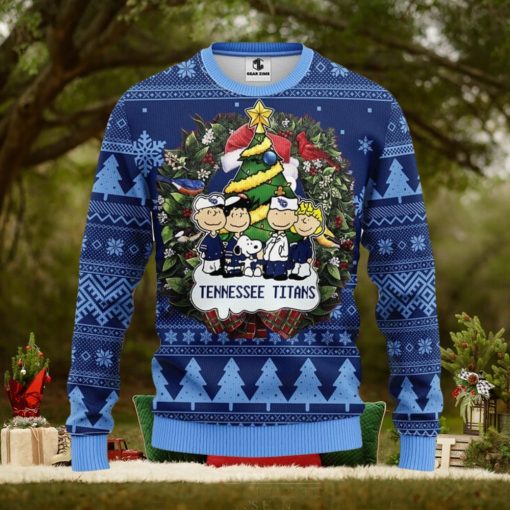 Tennessee Titans Snoopy Dog Christmas Ugly Sweater Christmas Gift Ideas For Fans