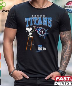 Tennessee Titans Snoopy Painting Shirt