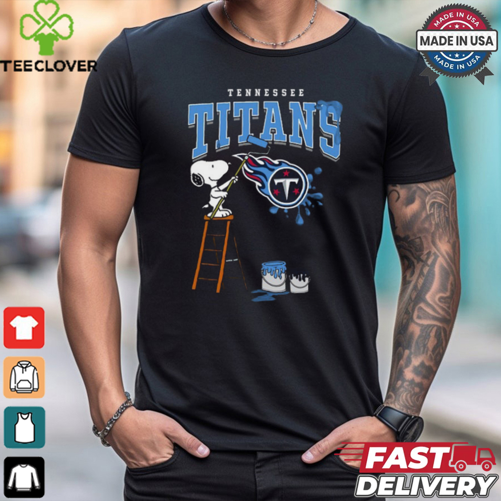 Tennessee Titans Snoopy Painting Shirt Tennessee Titans Snoopy Painting Shirt