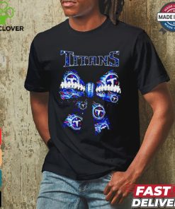 Tennessee Titans Sport Girls With Bow Supporting Team T Shirt