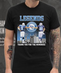 Tennessee Titans Steve McNair Vs Frank Wycheck Legends Thank You For The Memories Signatures Shirt