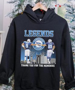 Tennessee Titans Steve McNair Vs Frank Wycheck Legends Thank You For The Memories Signatures Shirt