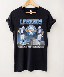 Tennessee Titans Steve McNair Vs Frank Wycheck Legends Thank You For The Memories Signatures Shirt