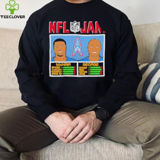 Tennessee Titans Steve Mcnair Eddie George Nfl Jam T shirt