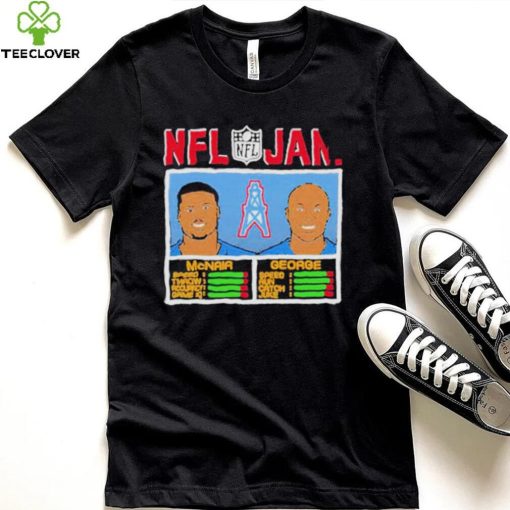 Tennessee Titans Steve Mcnair Eddie George Nfl Jam T shirt